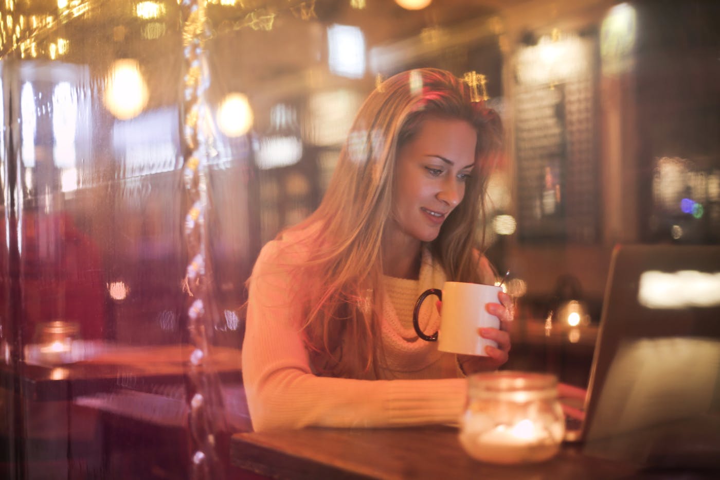 Person enjoying an energetic morning